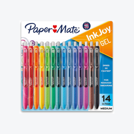 Paper Mate Gel Pens InkJoy Pens, Medium Point, Assorted, 14 Count
